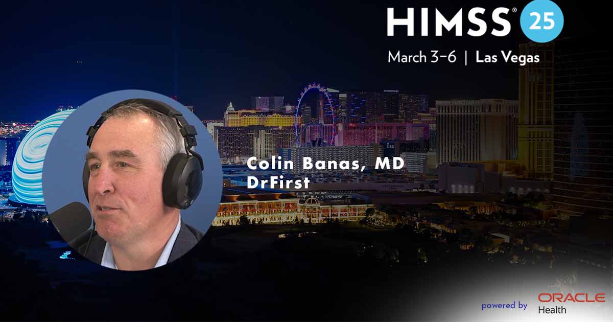 Colin Banas, DrFirst_Las Vegas skyline Photo by halbergman/E+/Getty Images