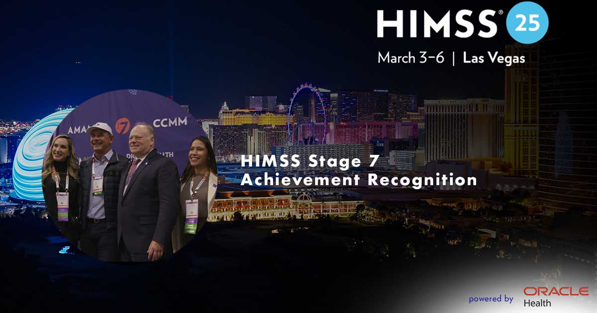 HIMSS25 Stage 7 and DHI reception_Las Vegas skyline Photo by halbergman/E+/Getty Images