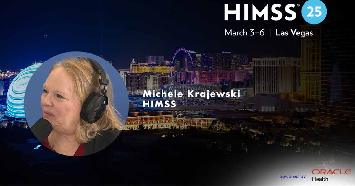 Michele Krajewski, HIMSS_Las Vegas skyline Photo by halbergman/E+/Getty Images