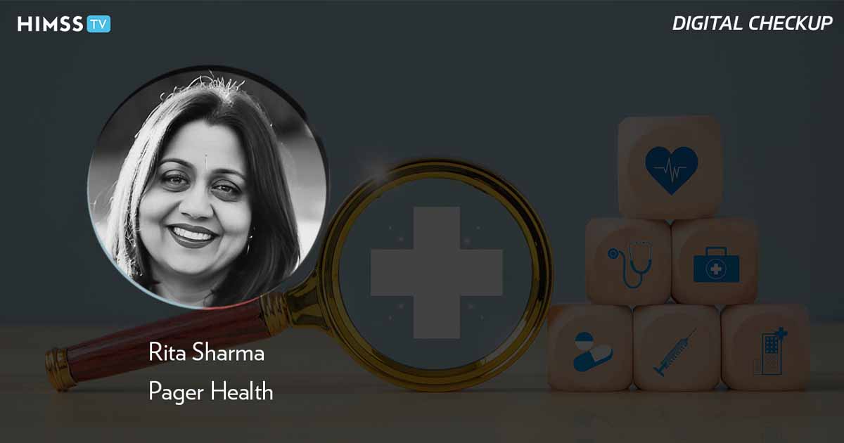 Rita Sharma, Pager Health_Magnifying glass with healthcare icon blocks Photo by Boy Wirat/iStock/Getty Images Plus