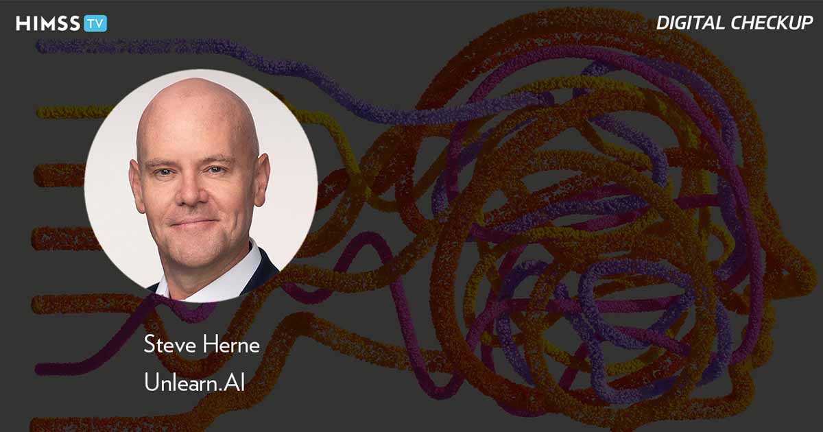 Steven Herne, Unlearn CEO_Abstract face with colored lines Photo by Google DeepMind/pexels