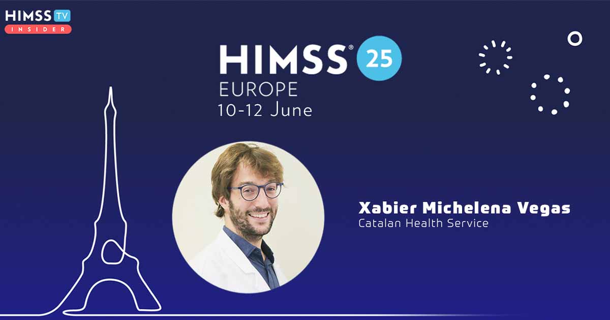 Xabier Michelena Vegas, Catalan Health Service_HIMSS25 Europe