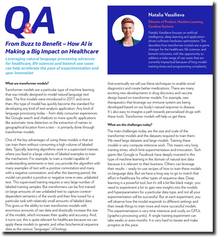 How AI is making a big impact on healthcare 