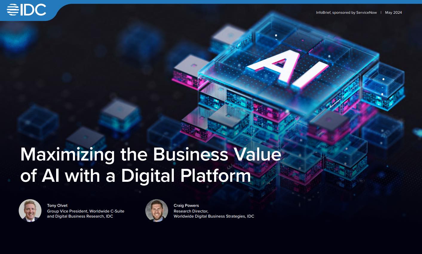Build your AI-first strategy with a digital business platform