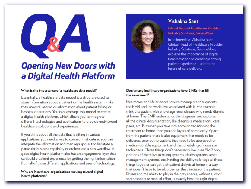 Opening New Doors with a Digital Health Platform 