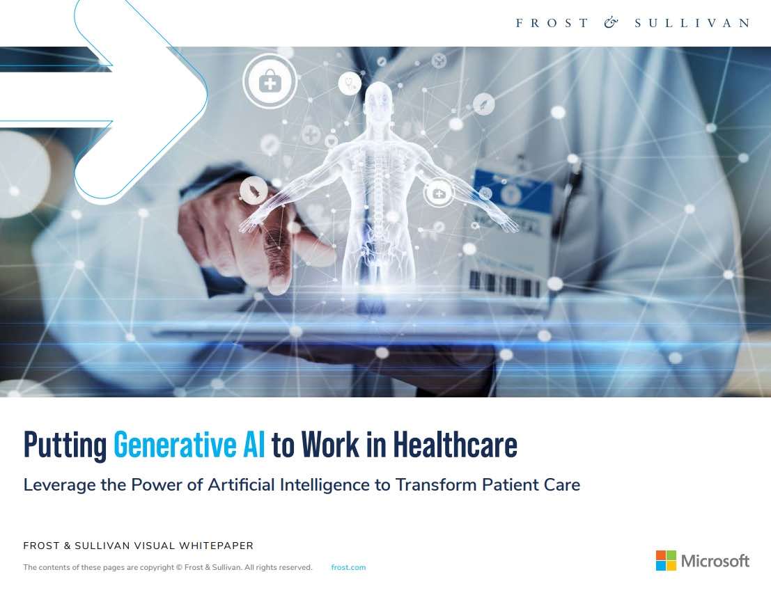 Enhance patient and staff experiences with generative AI