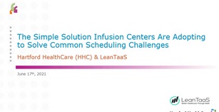 The simple solution infusion centers are adopting to solve common scheduling challenges