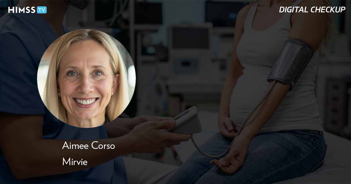 Aimee Corso, Mirvie_Obstetrician gynecologist measuring blood pressure Photo by Halfpoint Images/Moment/Getty Images