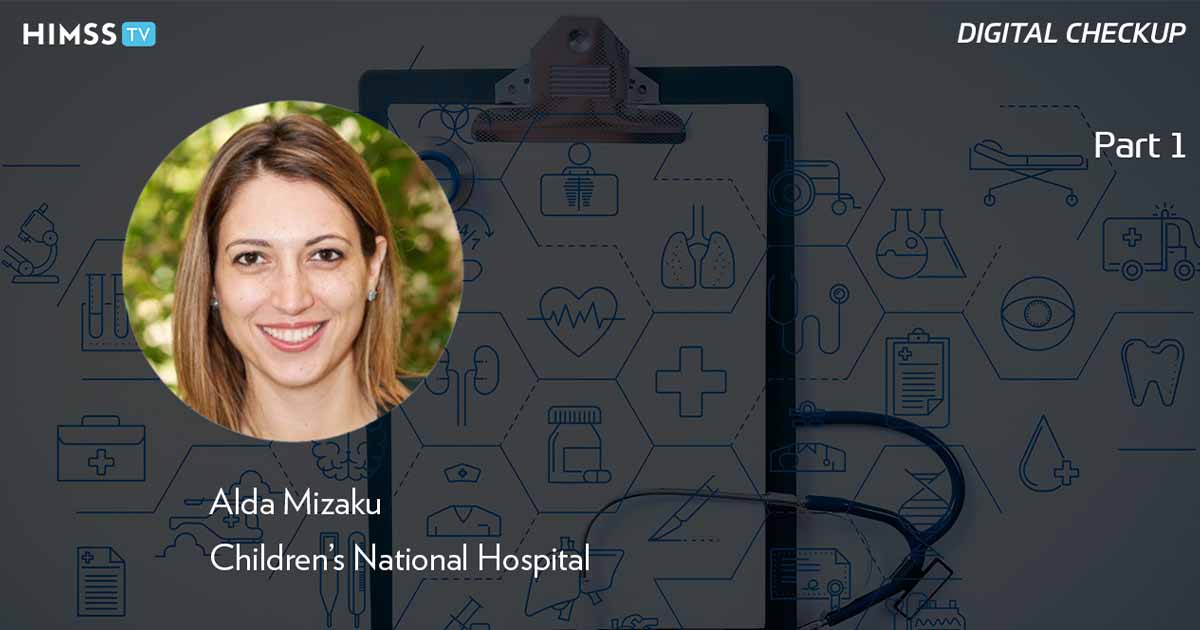 Alda Mizaku at Children's National Hospital Part 1_Blank stethoscope with medical icons Photo by everythingpossible/iStock/Getty Images Plus
