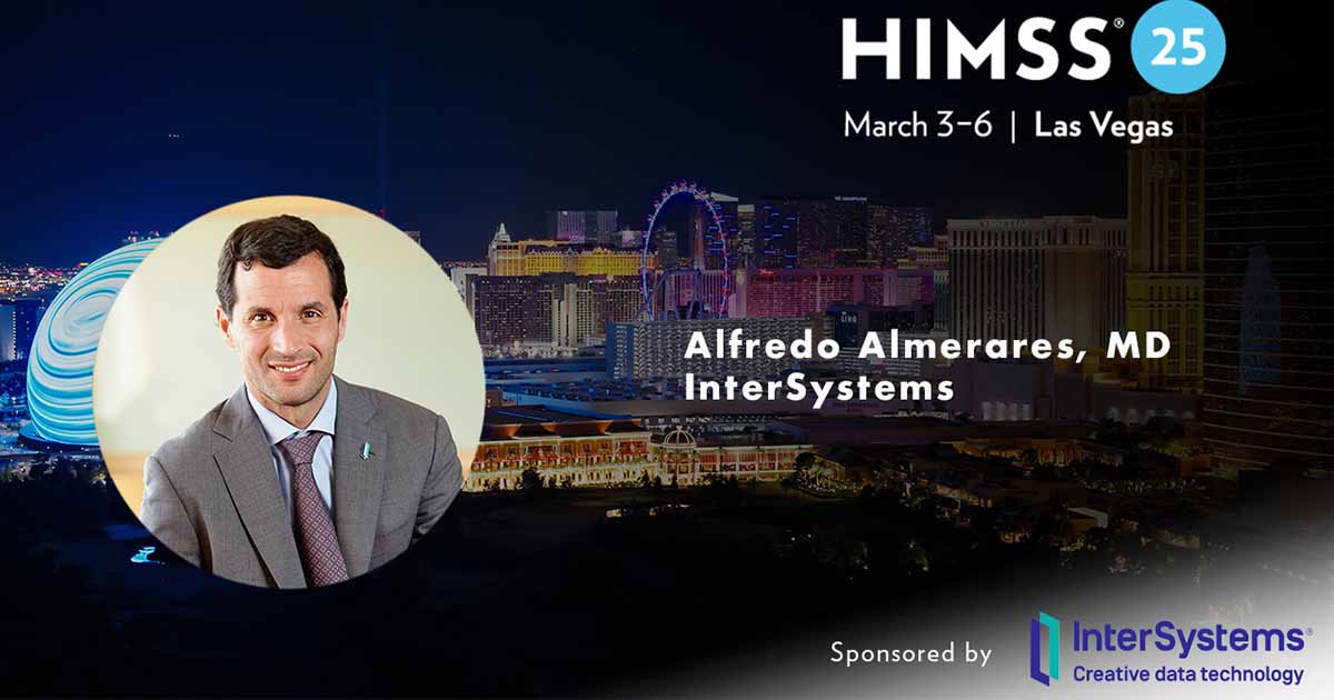 Dr. Alfredo Almerares, clinical executive manager at InterSystems