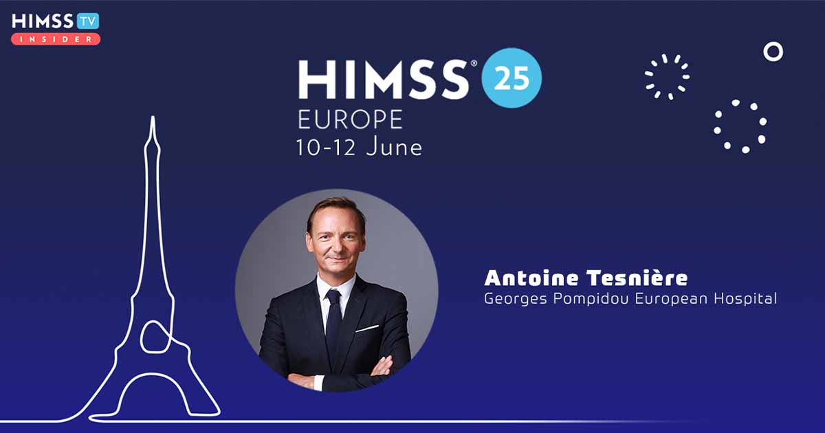 Antoine Tesnière, George Pompidou European Hospital_HIMSS25 Europe