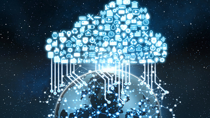 Cloud world.