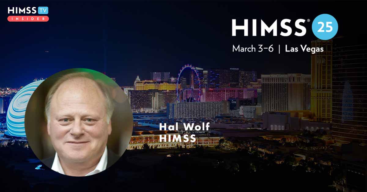 Hal Wolf at HIMSS_Las Vegas skyline Photo by halbergman/E+/Getty Images