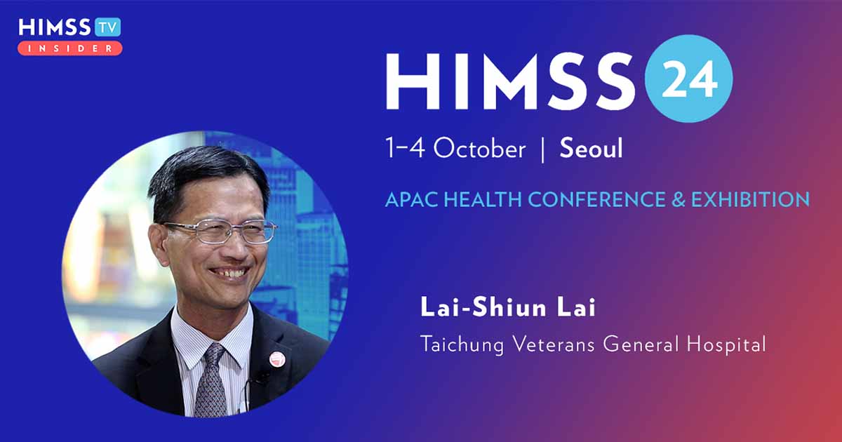 Lai-Shiun Lai at Taichung Veterans General Hospital_HIMSS24 APAC