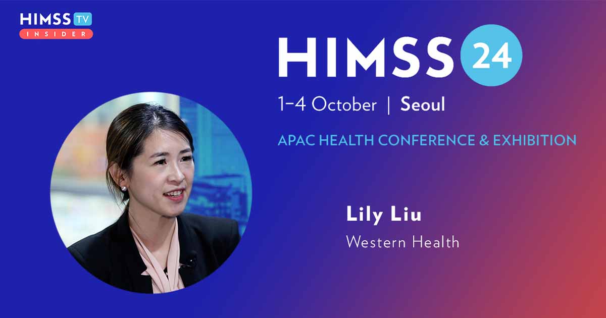 Lily Liu at Western Health_HIMSS24 APAC