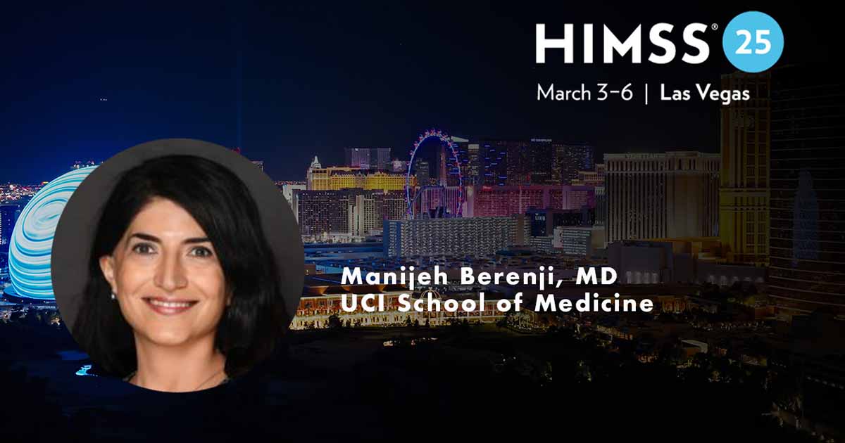 Dr. Manijeh Berenji at UCI School of Medicine_Las Vegas skyline Photo by halbergman/E+/Getty Images