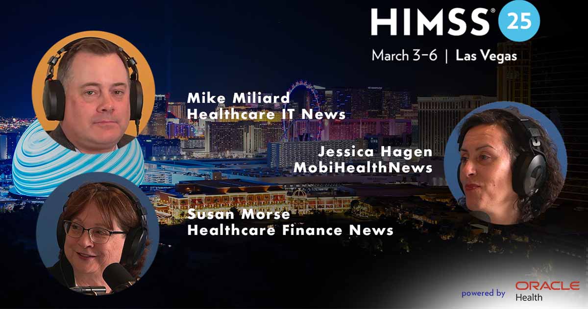 Mike Miliard, Susan Morse, Jessica Hagen HIMSS25 Day 2_Las Vegas skyline Photo by halbergman/E+/Getty Images