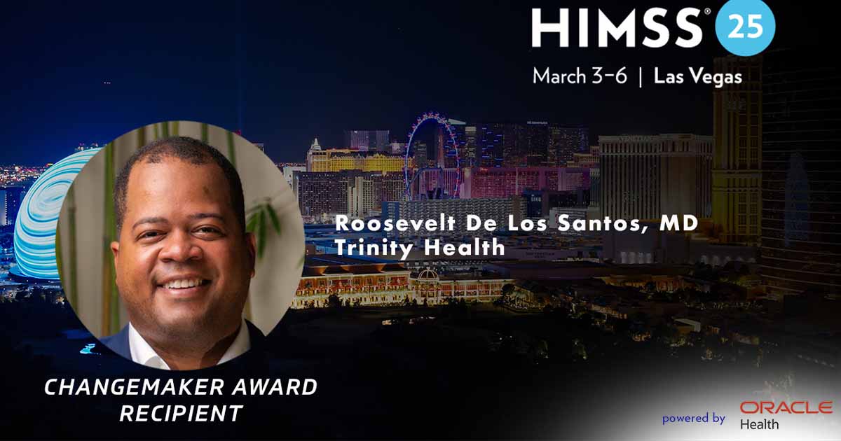 Dr. Roosevelt De Los Santos, Trinity Health_Las Vegas skyline Photo by halbergman/E+/Getty Images