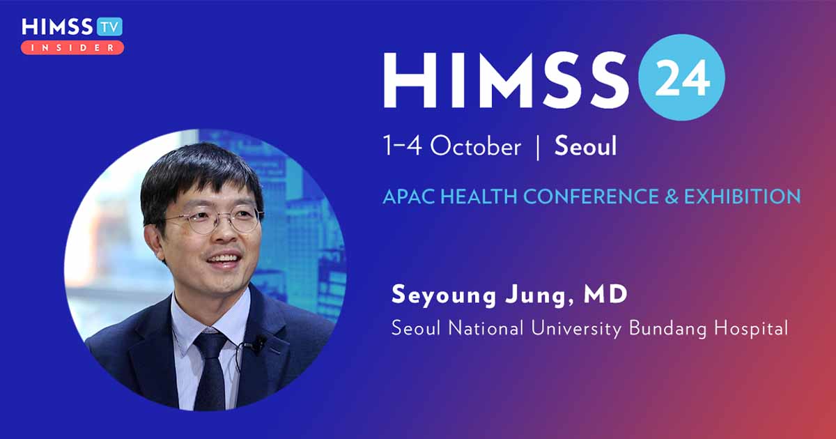 Dr Seyoung Jung at Seoul National University Bundang Hospital_HIMSS24 APAC