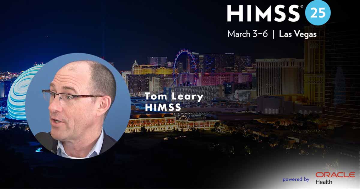 Tom Leary, HIMSS_Las Vegas skyline Photo by halbergman/E+/Getty Images