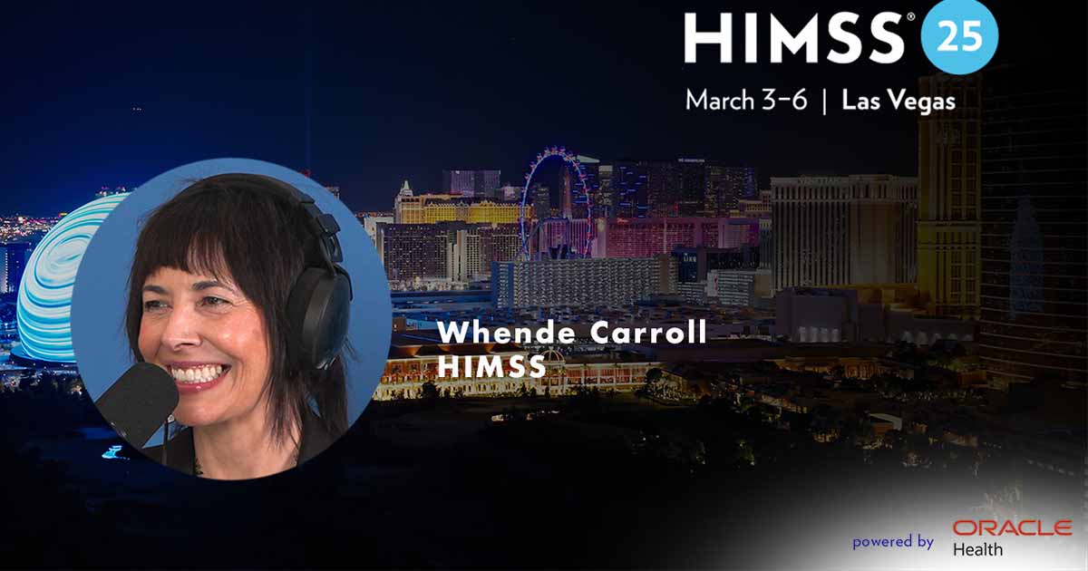 Whende Carroll at HIMSS_Las Vegas skyline Photo by halbergman/E+/Getty Images