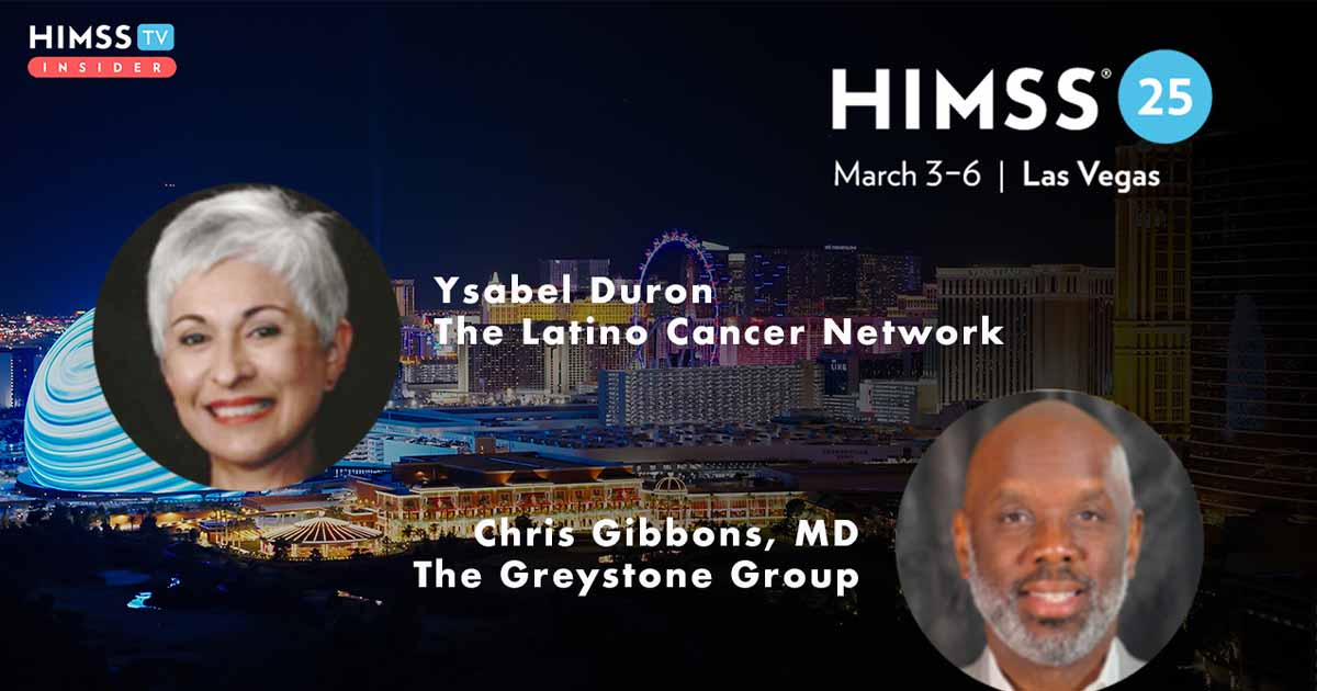 Ysabel Duron at the Latino Cancer Institute and Dr. Chris Gibbons at the Greystone Group_Las Vegas skyline Photo by halbergman/E+/Getty Images