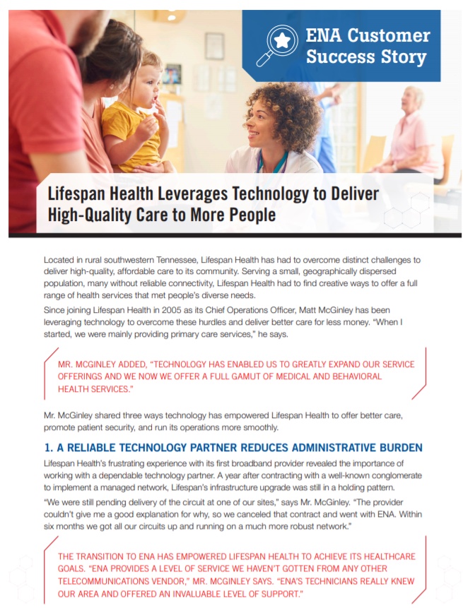 Lifespan Health Leverages Technology to Deliver High-Quality Care to More People 