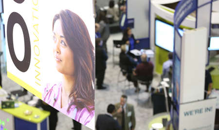 HIMSS exhibit hall