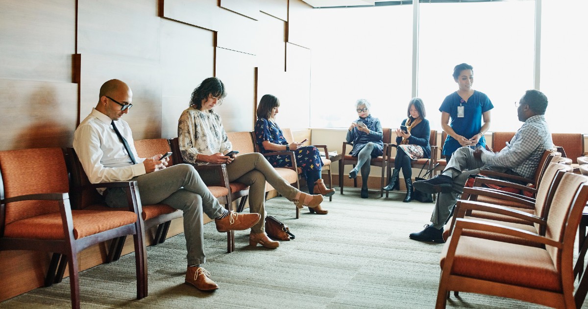 People in a waiting room