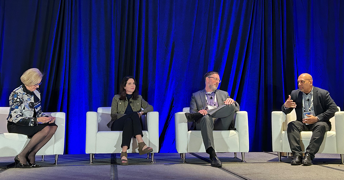Panelists at the HIMSS AI in Healthcare Forum in San Diego