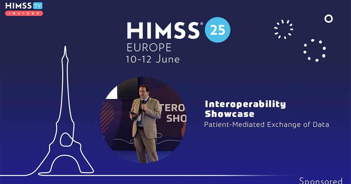 HIMSS25 Europe Interoperability Showcase, Patient-Mediated Exchange of Data_Sponsored video