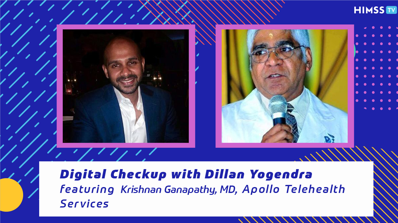 Professor Krishnan Ganapathy, director of Apollo Telehealth Services