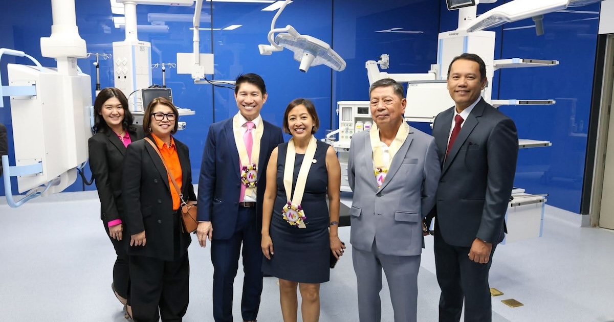 Makati City mayor Abigail Binay-Campos, along with other government officials, during the opening of the recently expanded Makati Life Medical Center in April