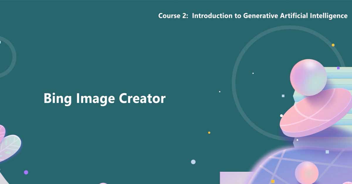 Bing Image Creator thumbnail with pastel graphics