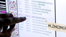 biomarker test showing Alzheimer protein measure