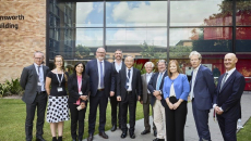 UNSW professors pose for a picture during the official launch of the ARC Research Hub for Connected Sensors for Health