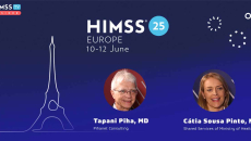 Cátia Sousa Pinto and Tapani Piha, HIMSS Digital Health Advisory Group for Europe_HIMSS25 Europe