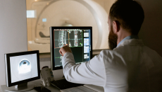 An MRI on screen