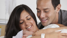 Parents with child
