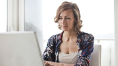 Patient logs into patient portal