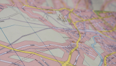 A road map section