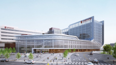 Exterior shot of the KU Anam building.