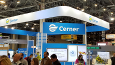 The Cerner booth at HIMSS