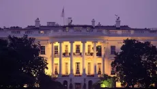 White House at night
