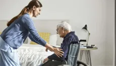 Hospital at home patient with nurse