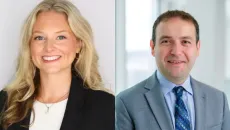 From left: Taylor Galloway, digital transformation manager at Mayo Clinic, and Ugur Sener, associate professor of neurology at Mayo Clinic