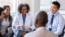 Doctors in a meeting