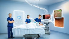 doctors examining patient
