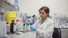 Lab worker in laboratory