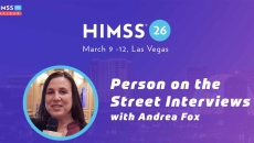 HIMSS26 Person on the Steet with Andrea Fox_Las Vegas Strip at twilight Photo by Michael Lee/Moment/Getty Images